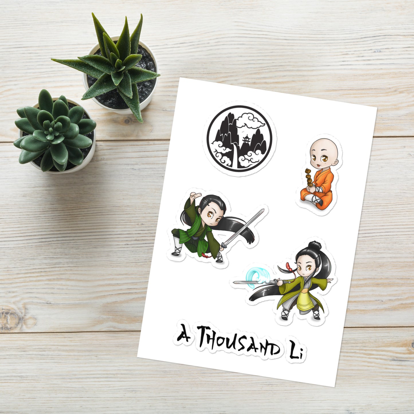 A Thousand Li Sticker Sheet (Version #2)
