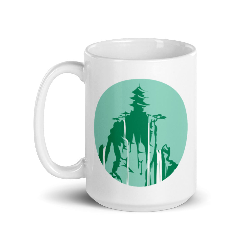 A Thousand Li - Verdant Green Waters Sect Crest Mug