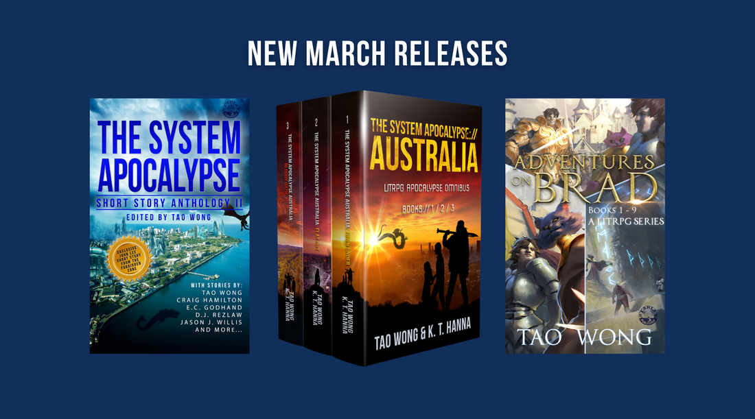 New Releases for March!