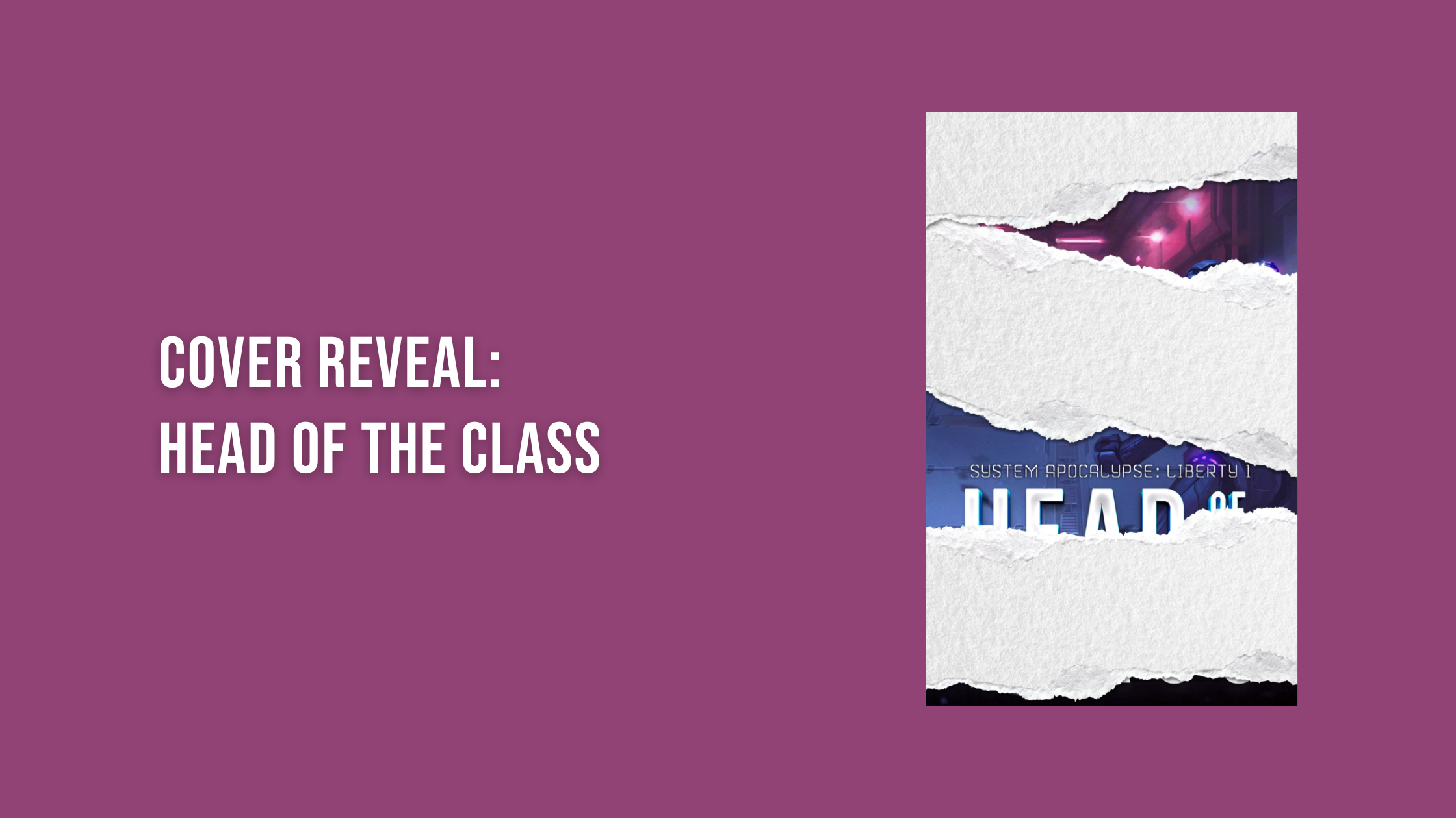 Cover Reveal Head of the Class Starlit Publishing