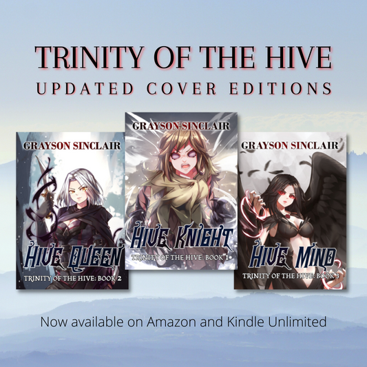 Trinity of the Hive Has New Covers!