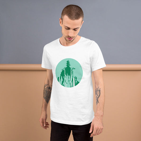 A Thousand Li - Verdant Green Waters Crest T-Shirt